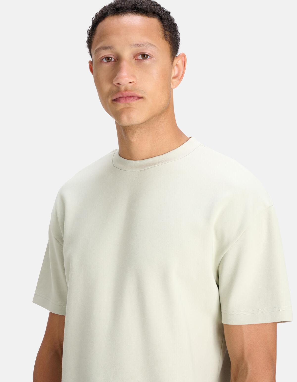 Relaxed Fit T-shirt Lichtgroen SHOEBY MEN