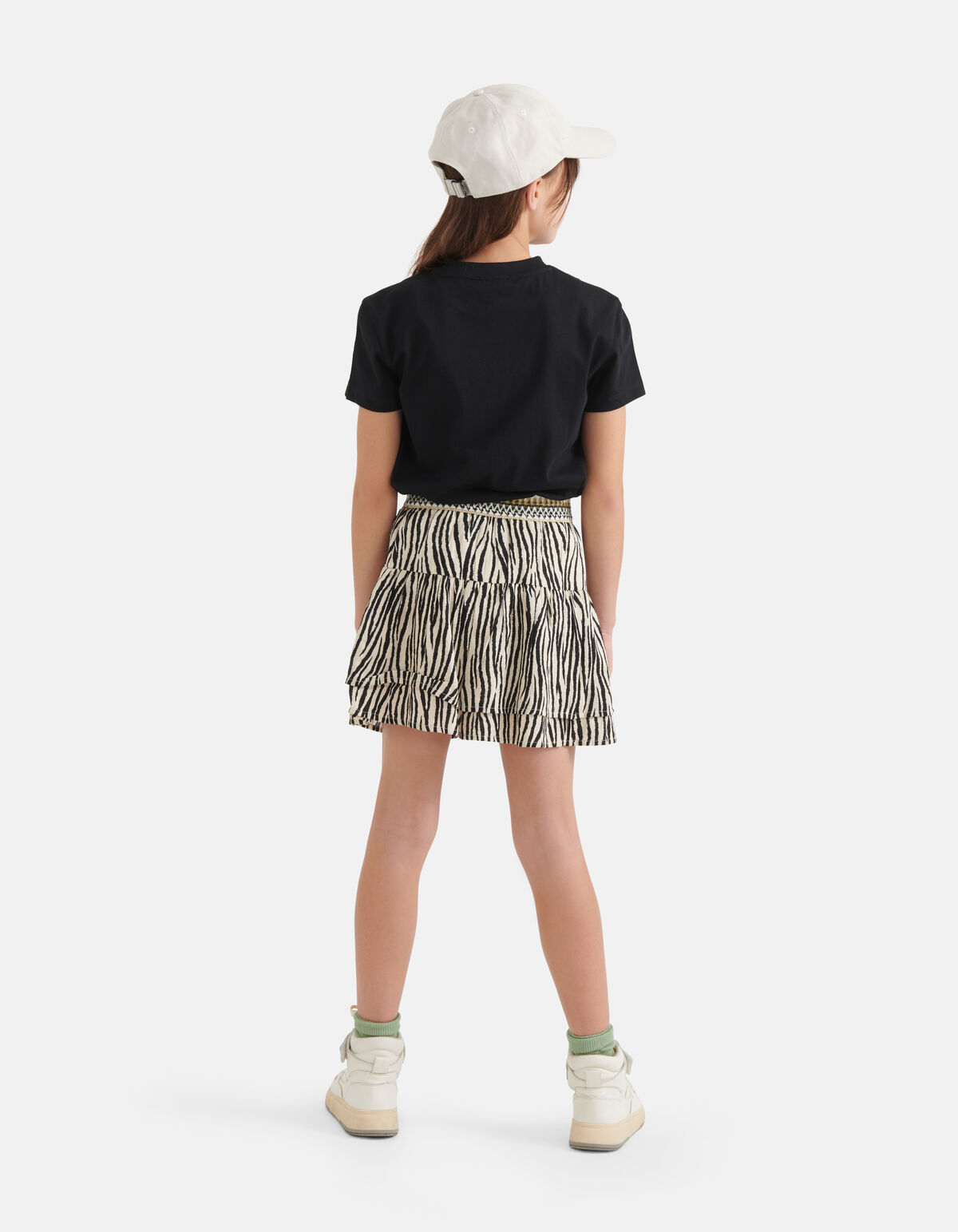 Loose Fit T-shirt Zwart SHOEBY GIRLS