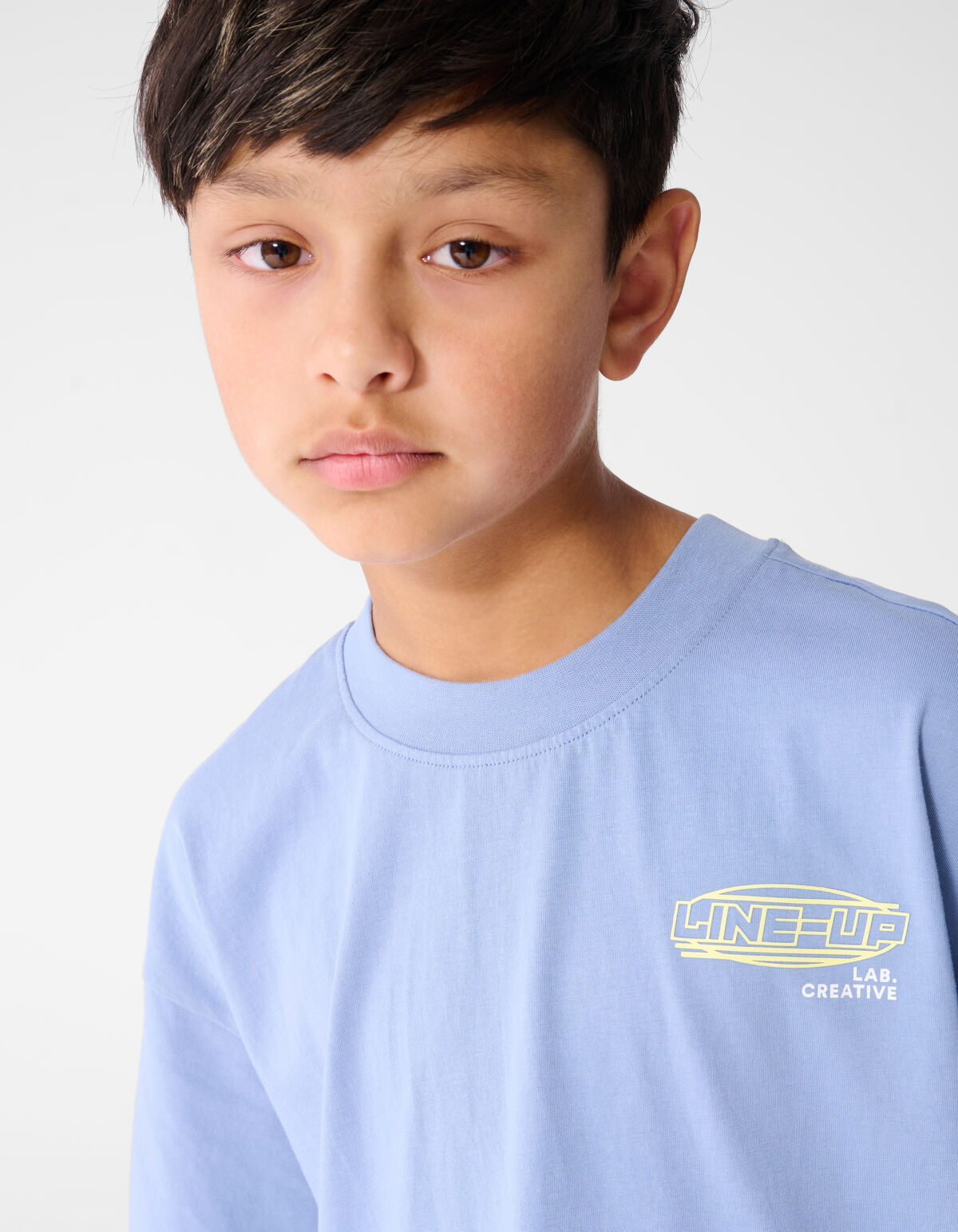 Line Up Artwork T-shirt Blauw SHOEBY BOYS