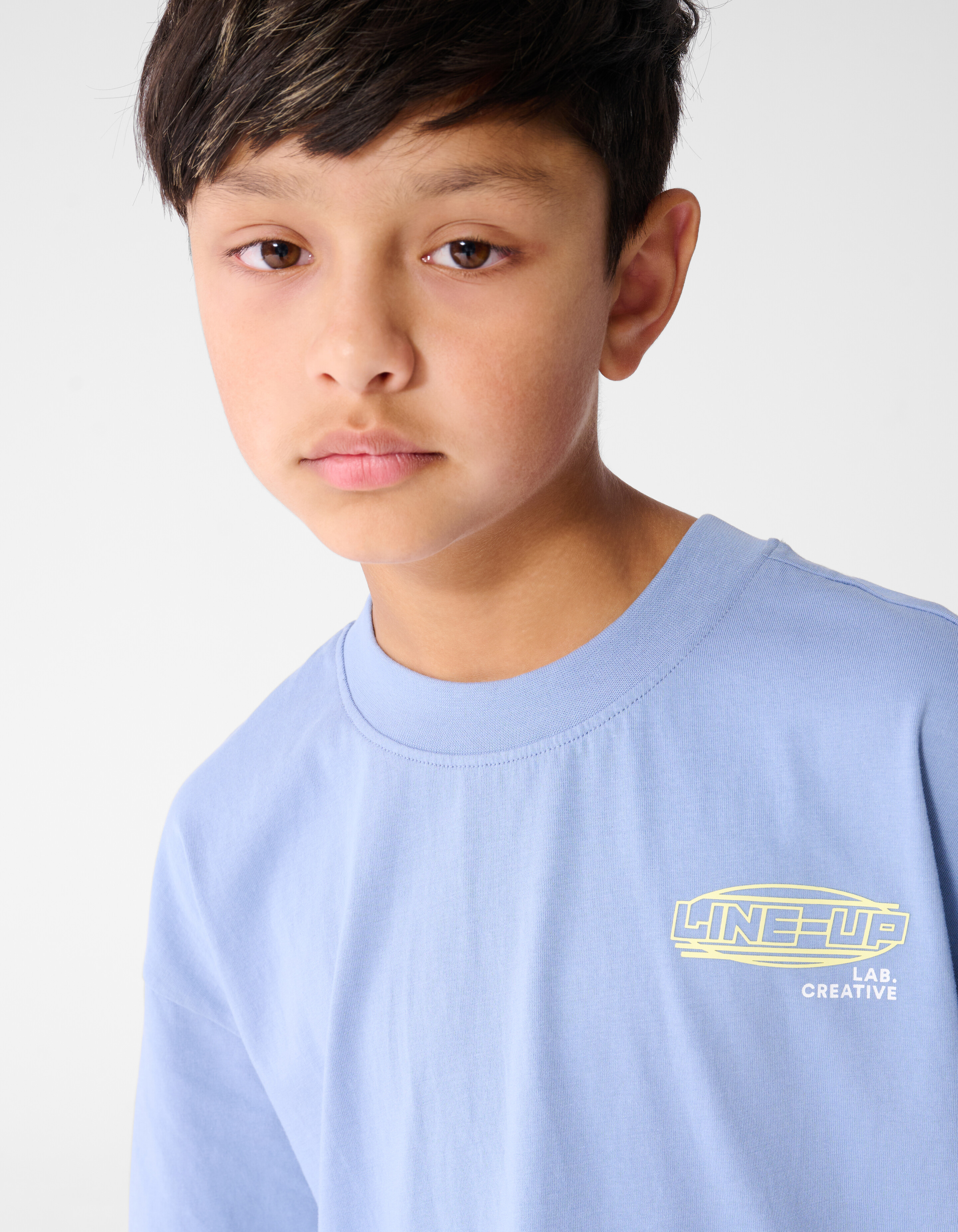 Line Up Artwork T-shirt Blauw SHOEBY BOYS