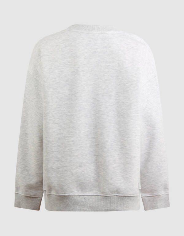 Good Mood Artwork Sweater Lichtgrijs SHOEBY BOYS