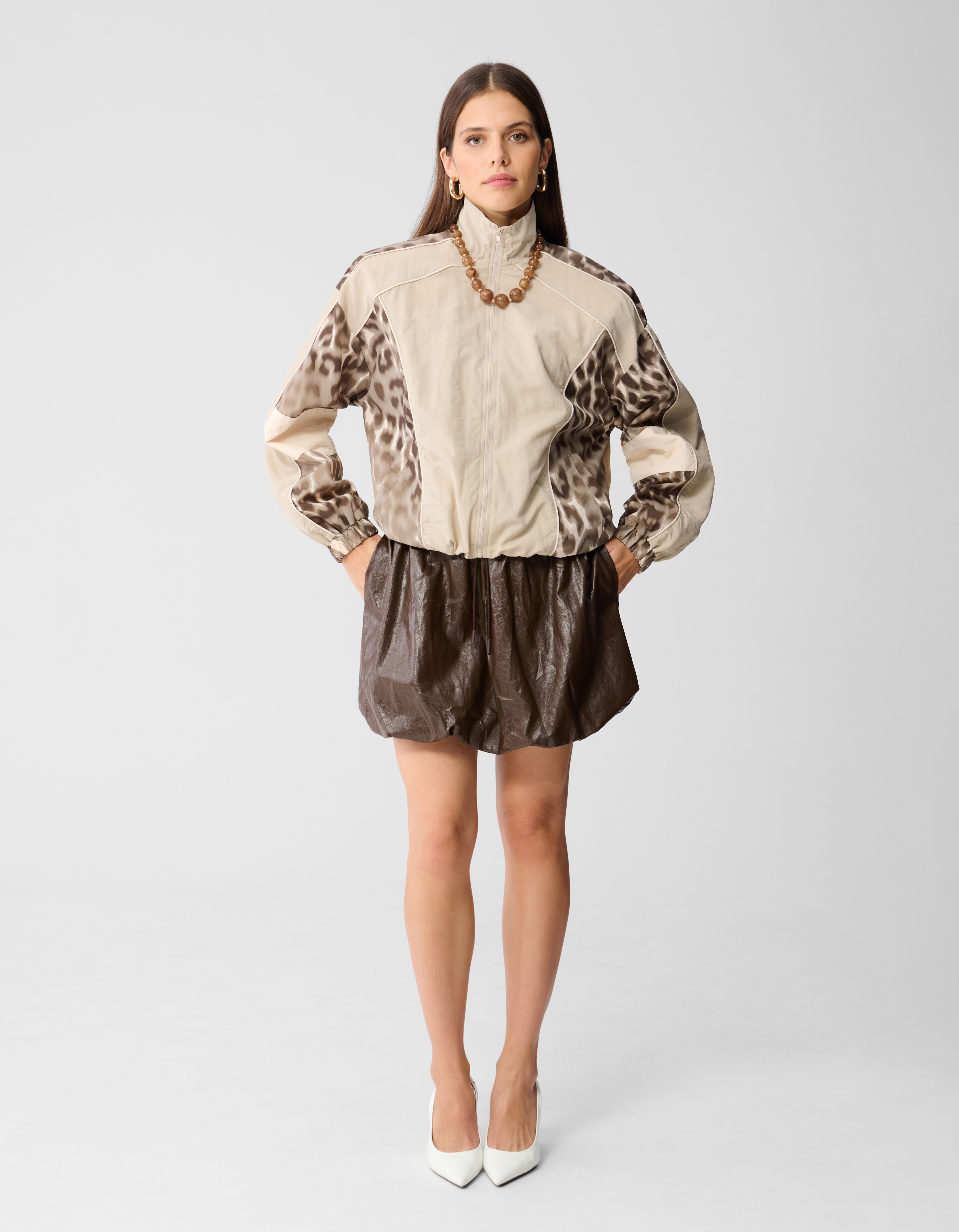 Sporty Leopard Mix Jack Beige SHOEBY WOMEN