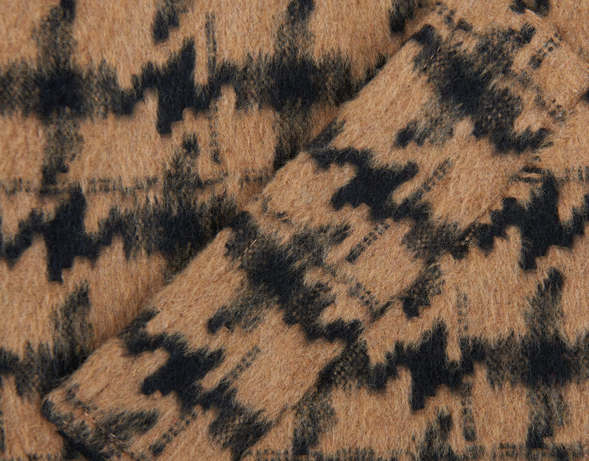 Pied-De-Poule Jas Bruin SHOEBY WOMEN