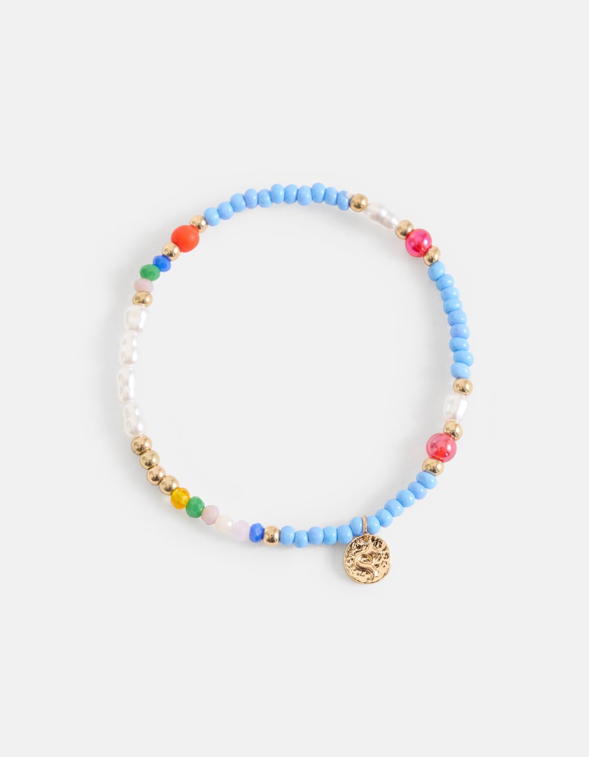 Beaded Armband Blauw SHOEBY ACCESSOIRES