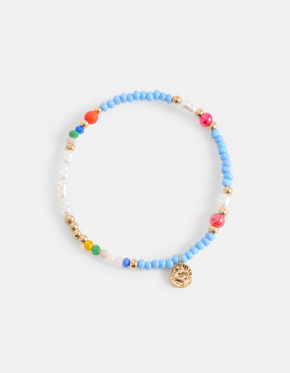 Beaded Armband Blauw SHOEBY ACCESSOIRES