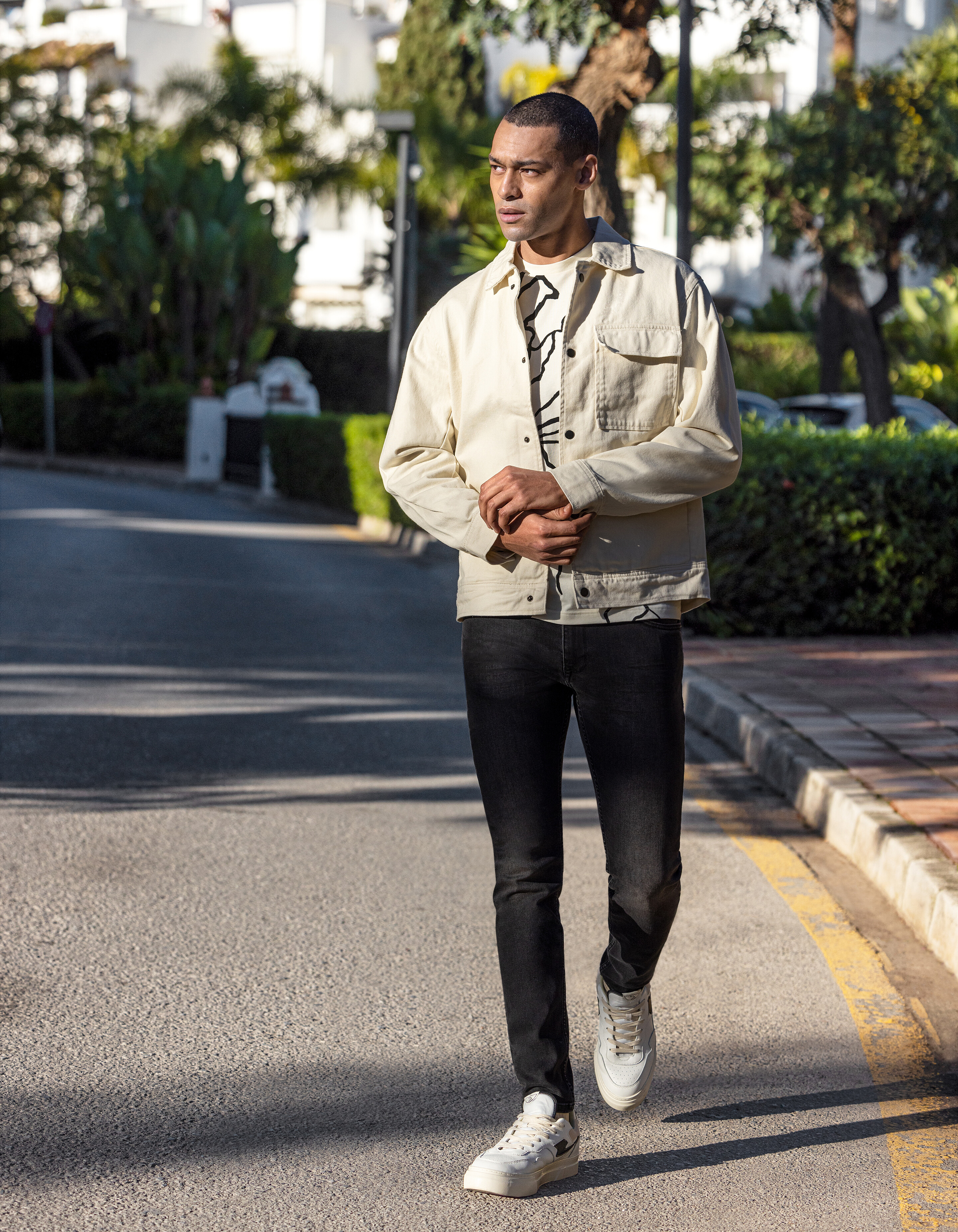 Twill Spijkerjack Beige SHOEBY MEN