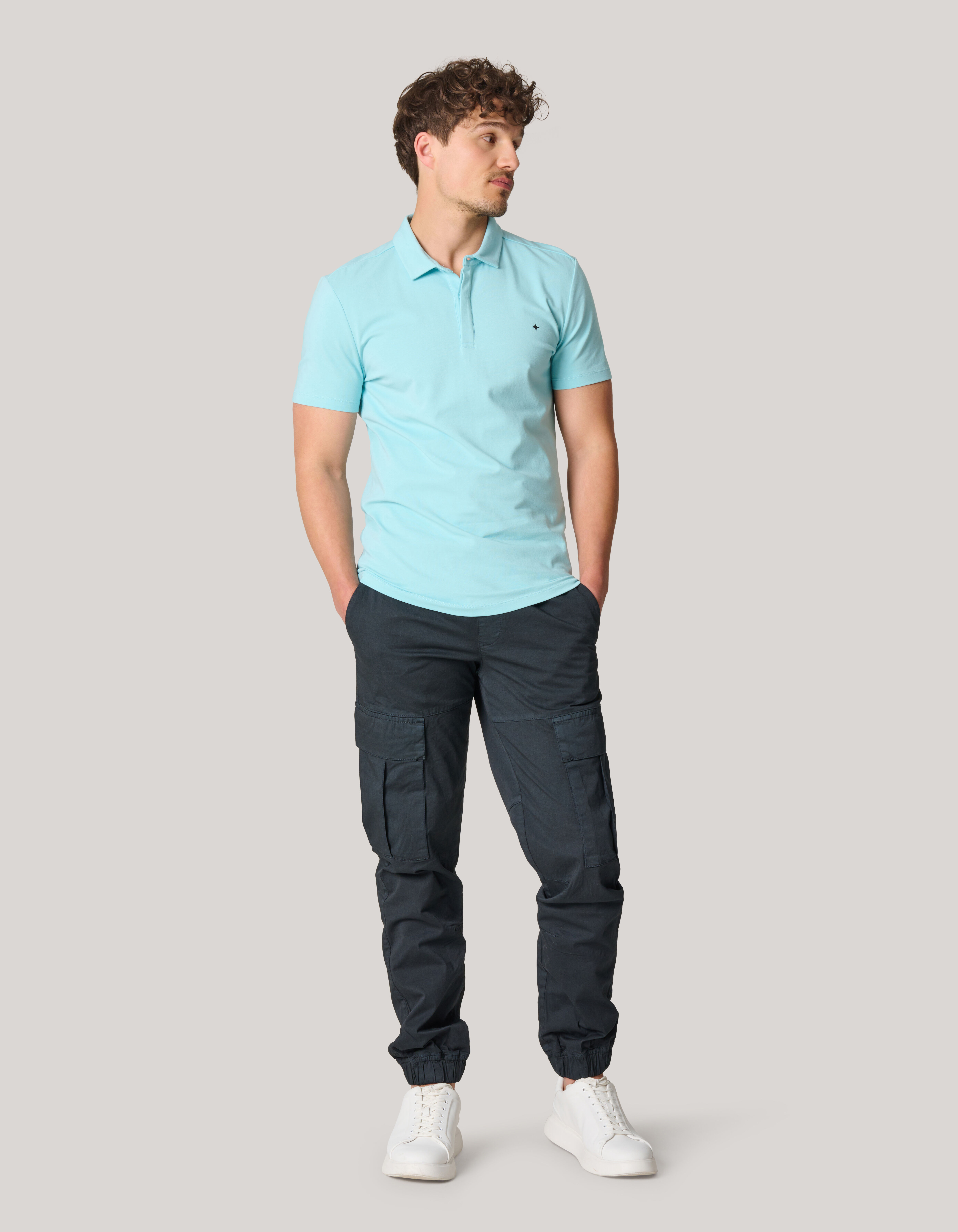 Polo lichtblauw hot sale