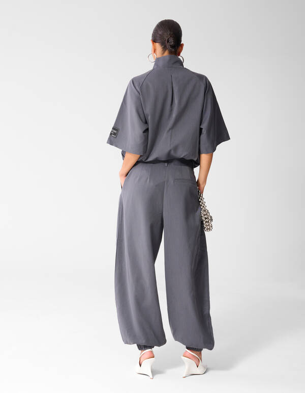 Suit Balloon Fit Broek Grijs SHOEBY WOMEN
