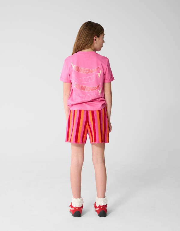 Striped Short Roze SHOEBY GIRLS