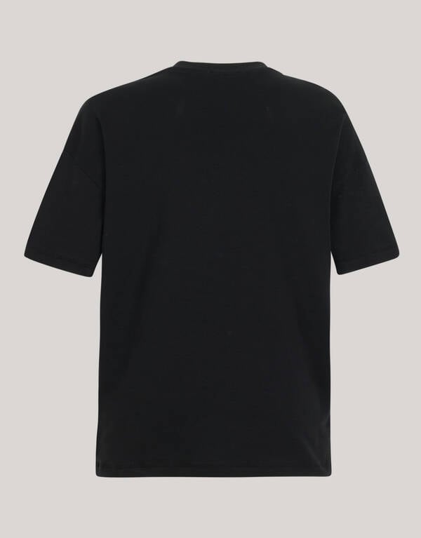 Oversized Basis T-shirt Zwart SHOEBY WOMEN