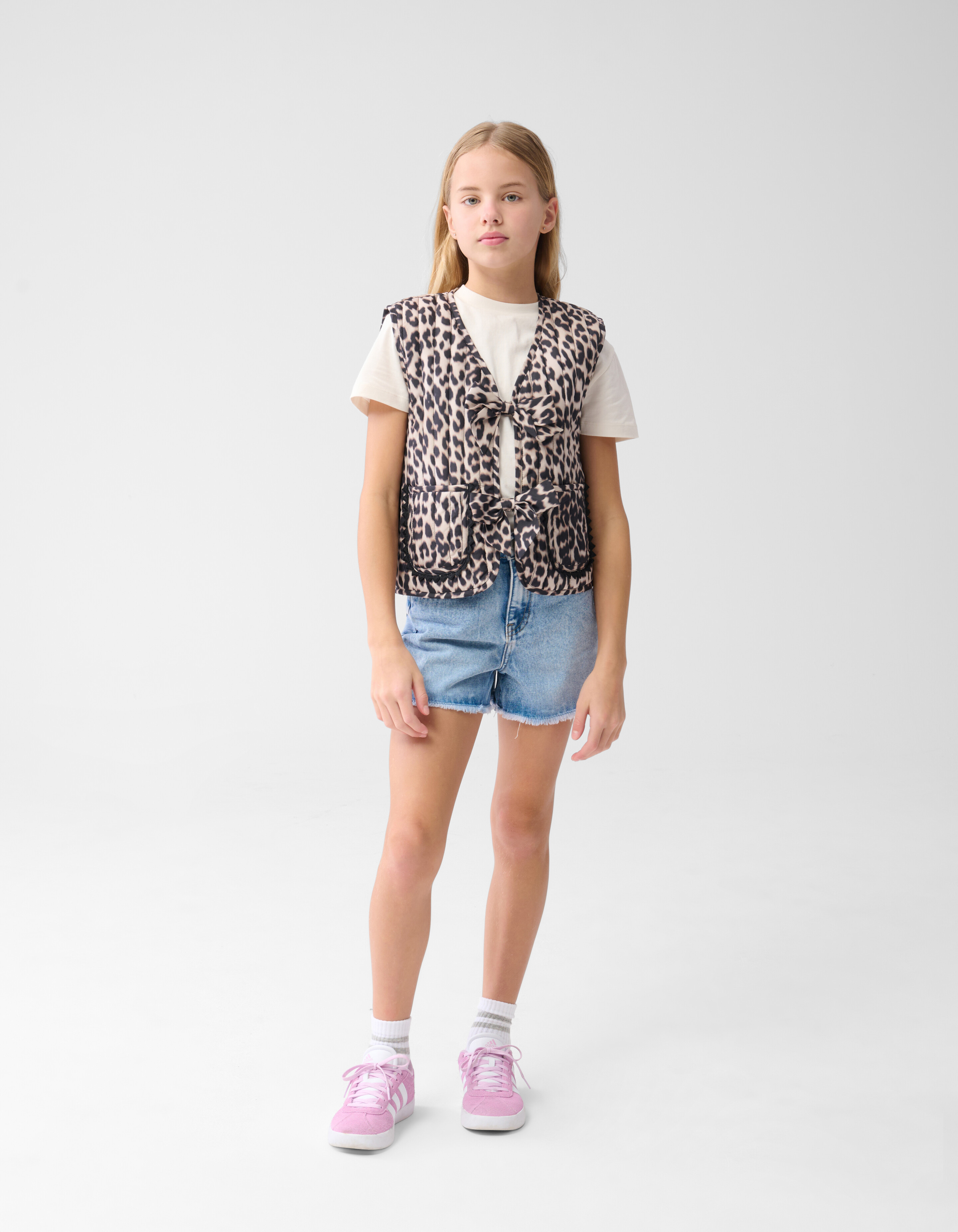 Leopard Printed Gilet Bruin By Lizzy SHOEBY GIRLS