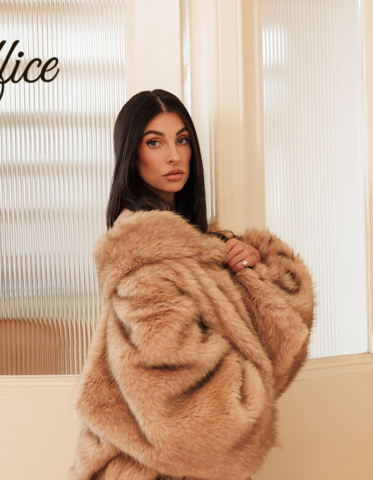 Reversible Nylon Faux Fur Jack Zwart By Anna SHOEBY WOMEN