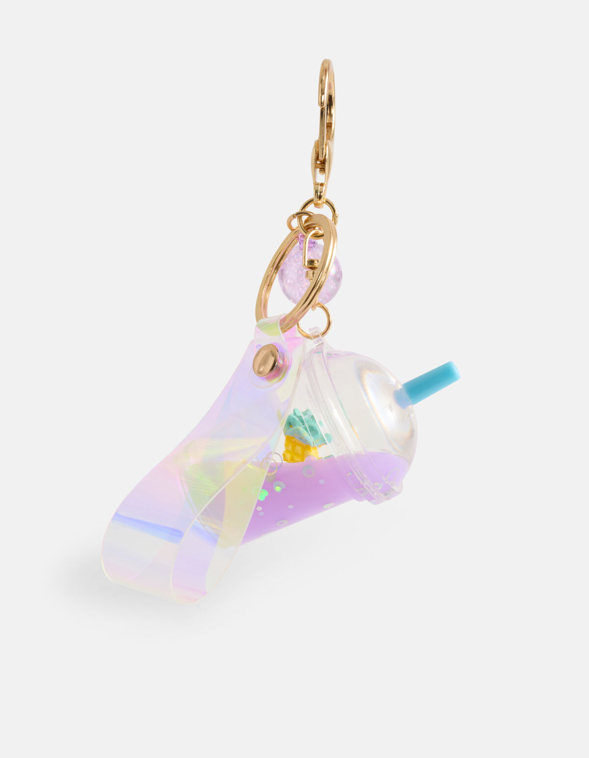 Ananas Sleutelhanger Lichtpaars SHOEBY ACCESSOIRES