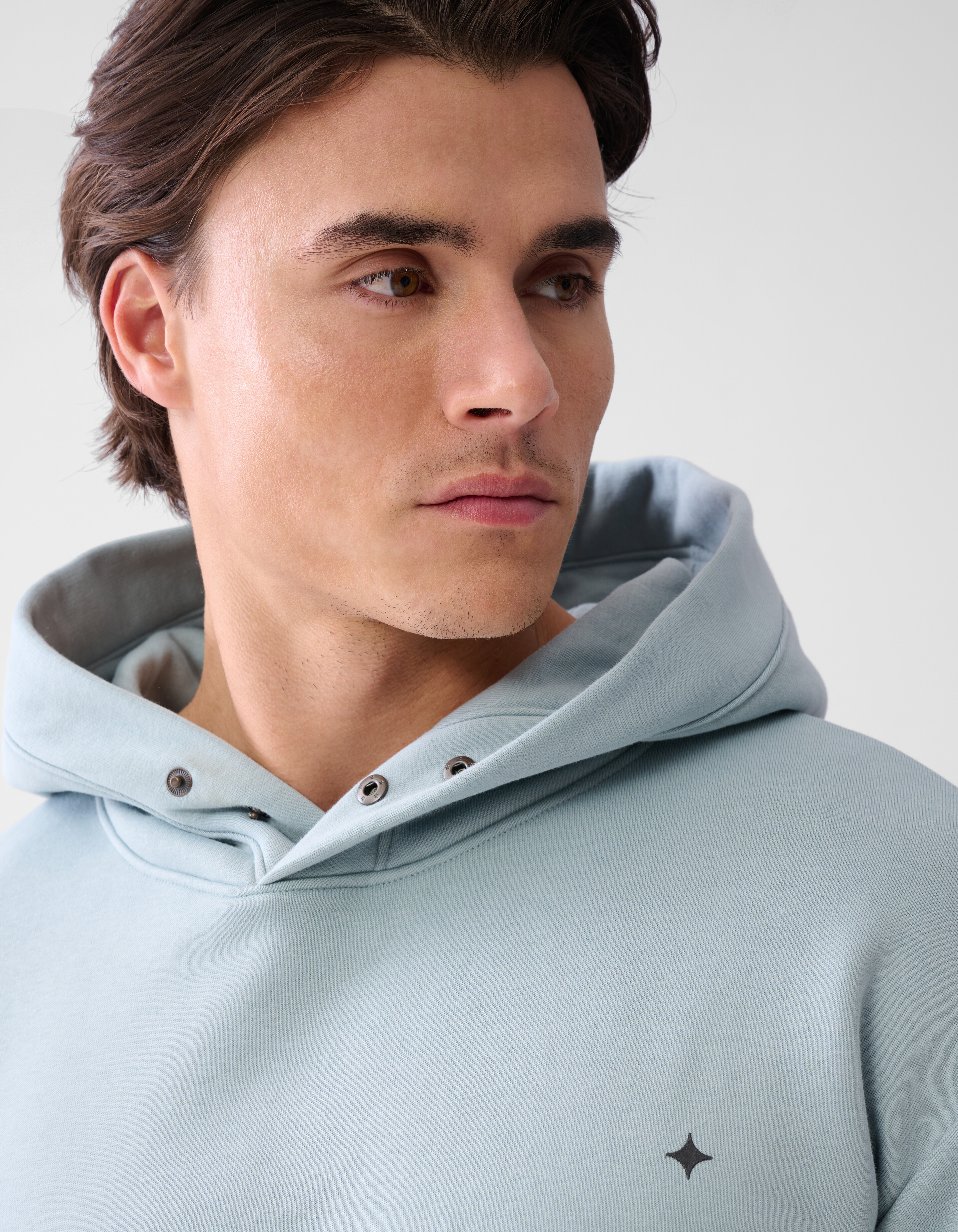 Relaxed Fit Hoodie Lichtgroen SHOEBY MEN