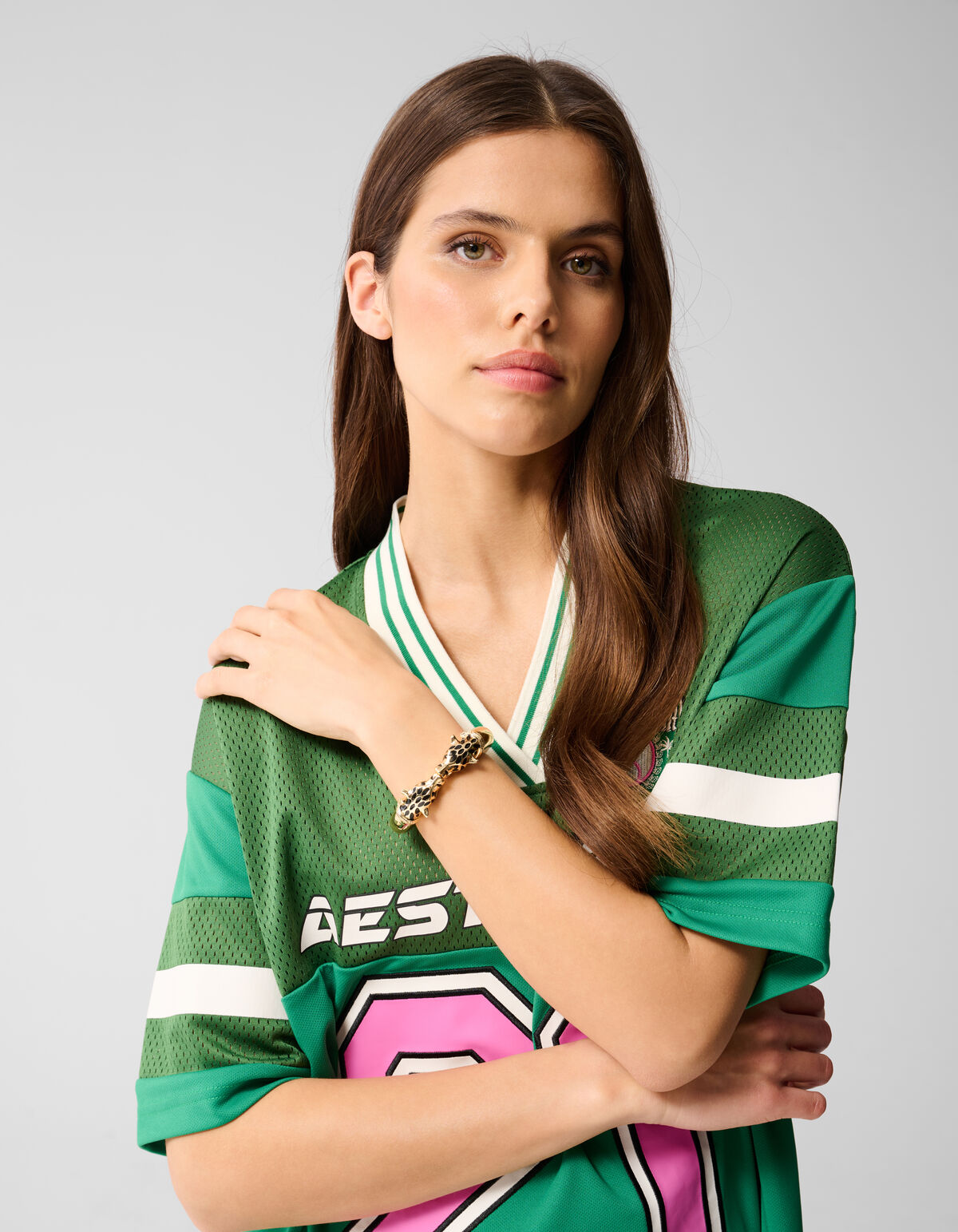 Leopard Bangle Armband Goud By Lizzy SHOEBY ACCESSOIRES