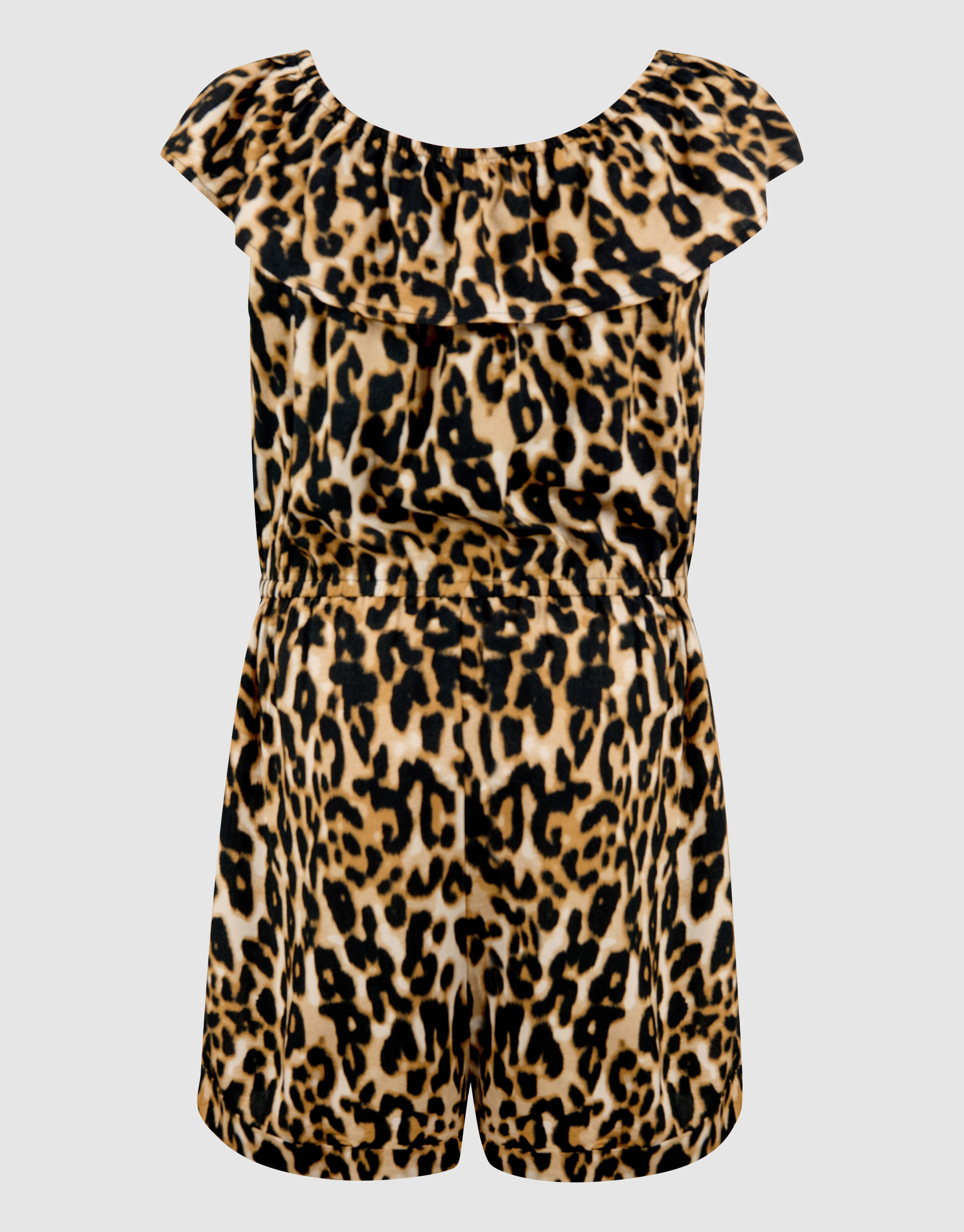 Star Leopard Jumpsuit Lichtbruin SHOEBY GIRLS