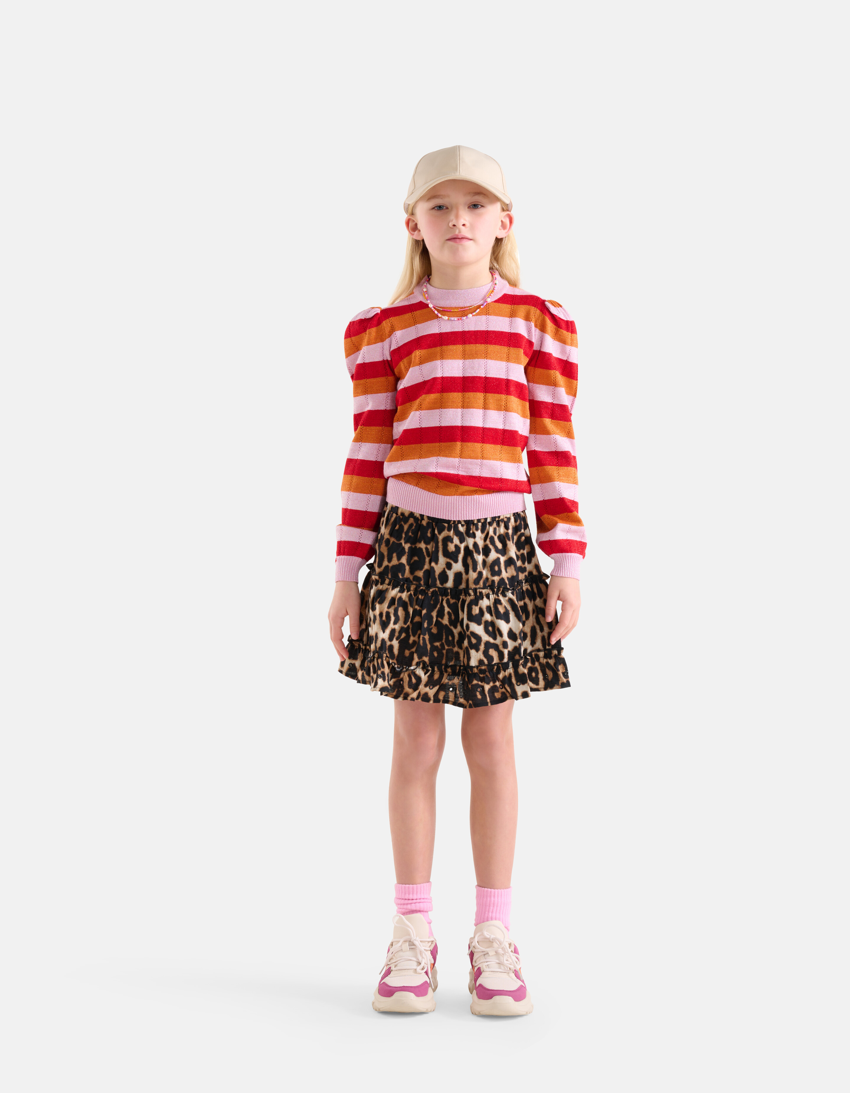 Leopard Rok Bruin SHOEBY GIRLS