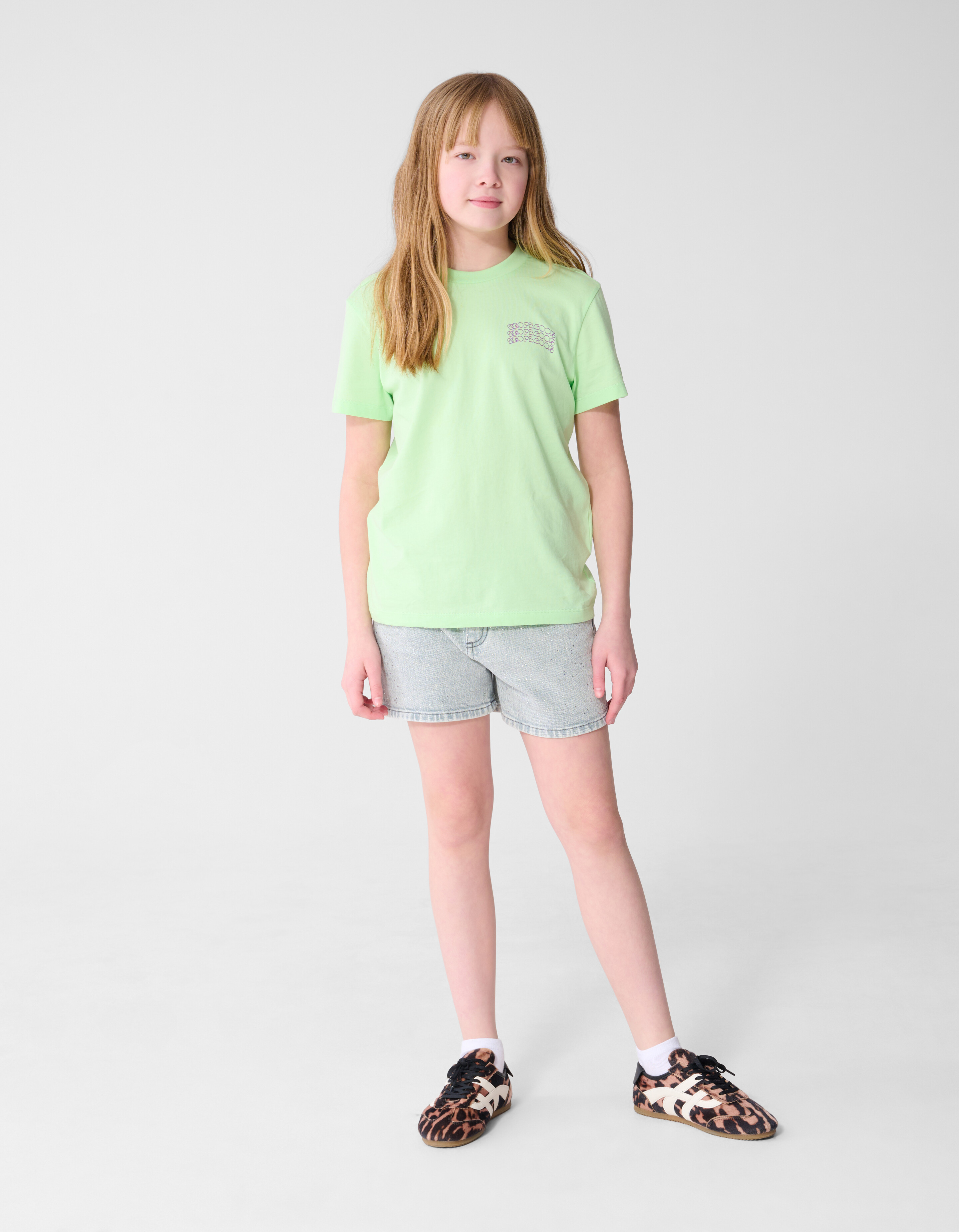 Fruit Disco Artwork T-shirt Lichtgroen SHOEBY GIRLS