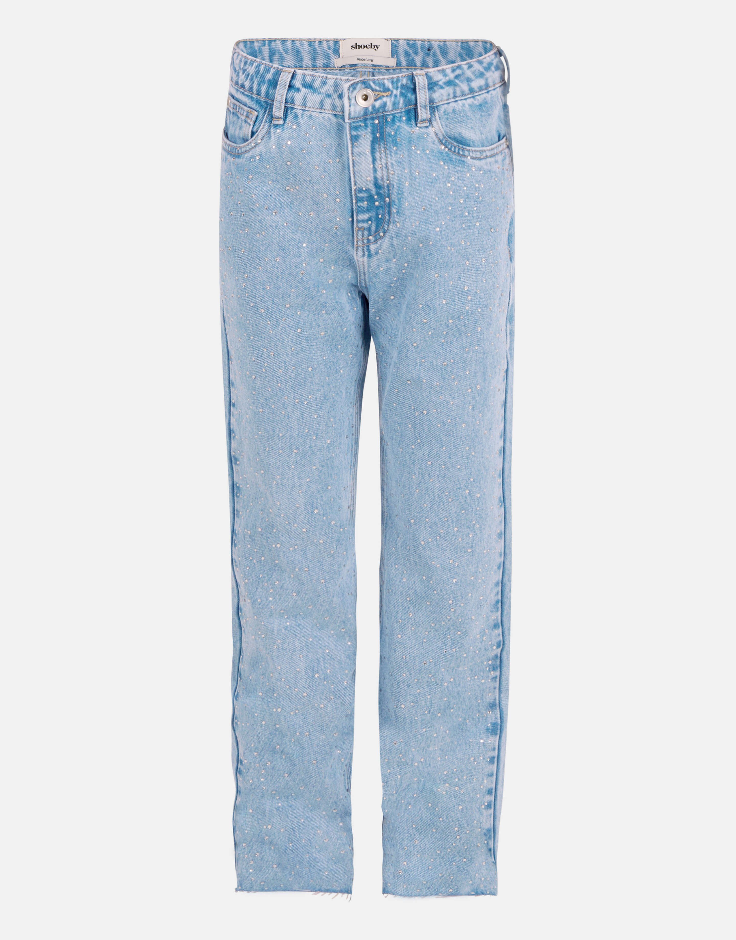 Strass Wide Leg Jeans Mediumstone SHOEBY GIRLS