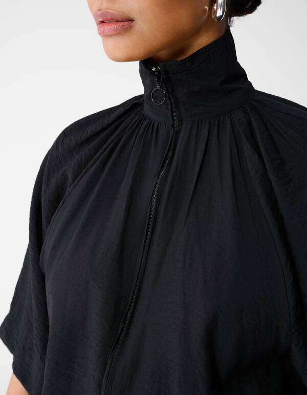 Sporty Tracksuit Blouse Zwart SHOEBY WOMEN