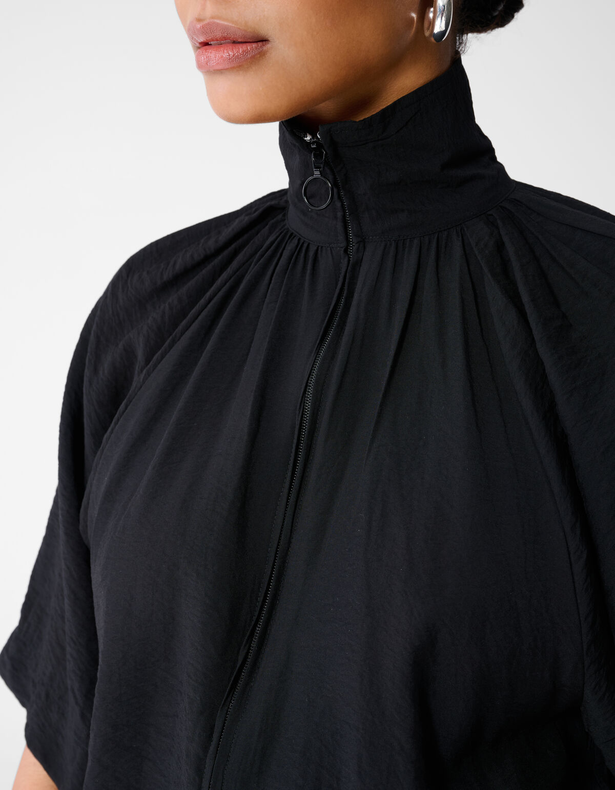 Sporty Tracksuit Blouse Zwart SHOEBY WOMEN