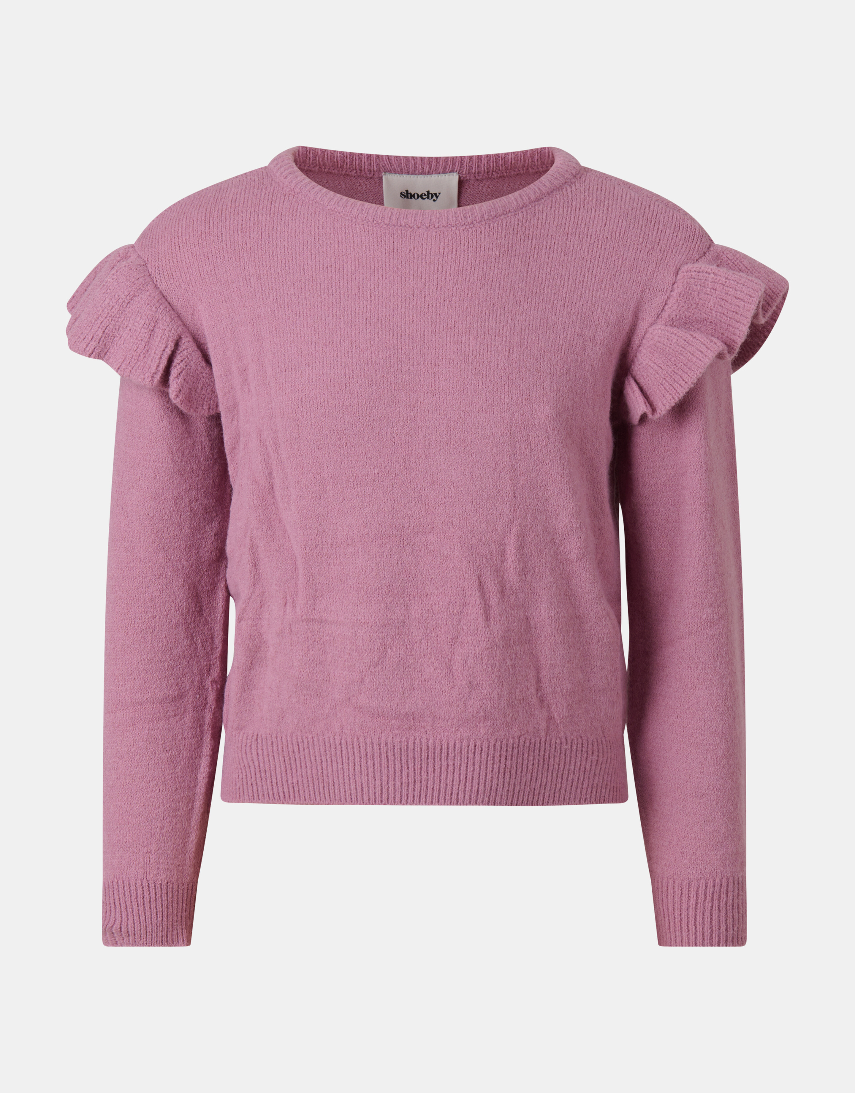 Shoulder Ruffle Pullover SHOEBY GIRLS
