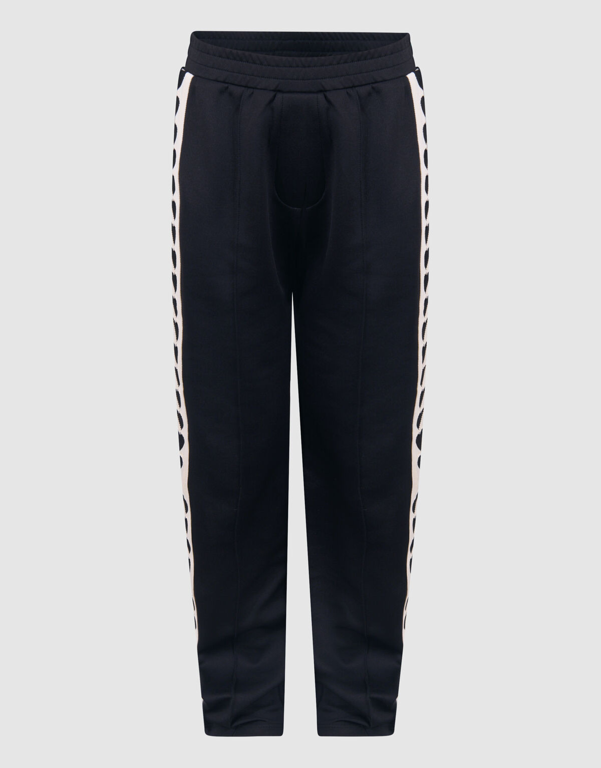 Sporty Tape Wide Leg Broek Zwart SHOEBY GIRLS