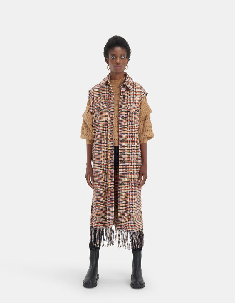 Fringe Sleeveless Gilet