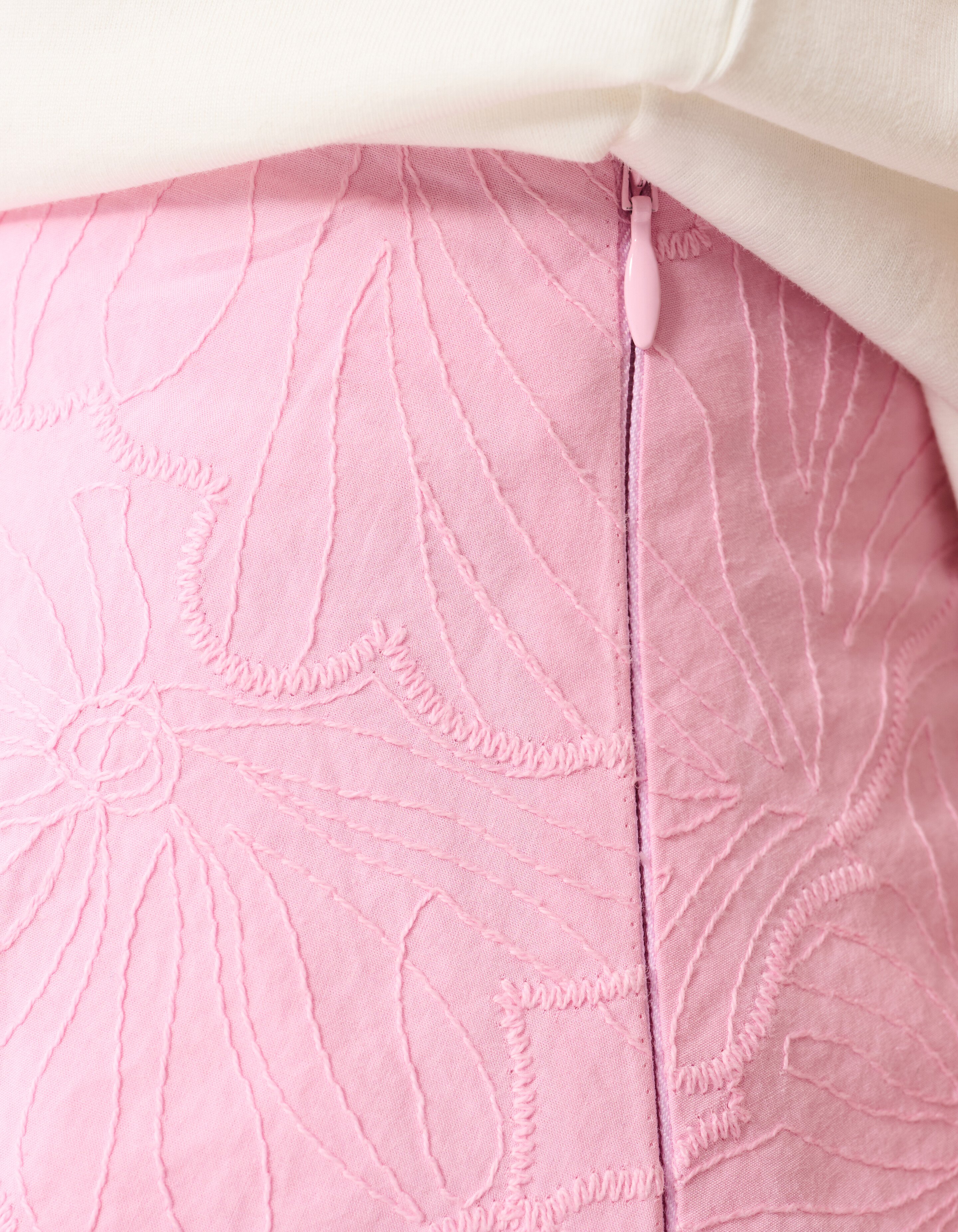 Flower Cord Balloon Mini Rok Roze SHOEBY WOMEN
