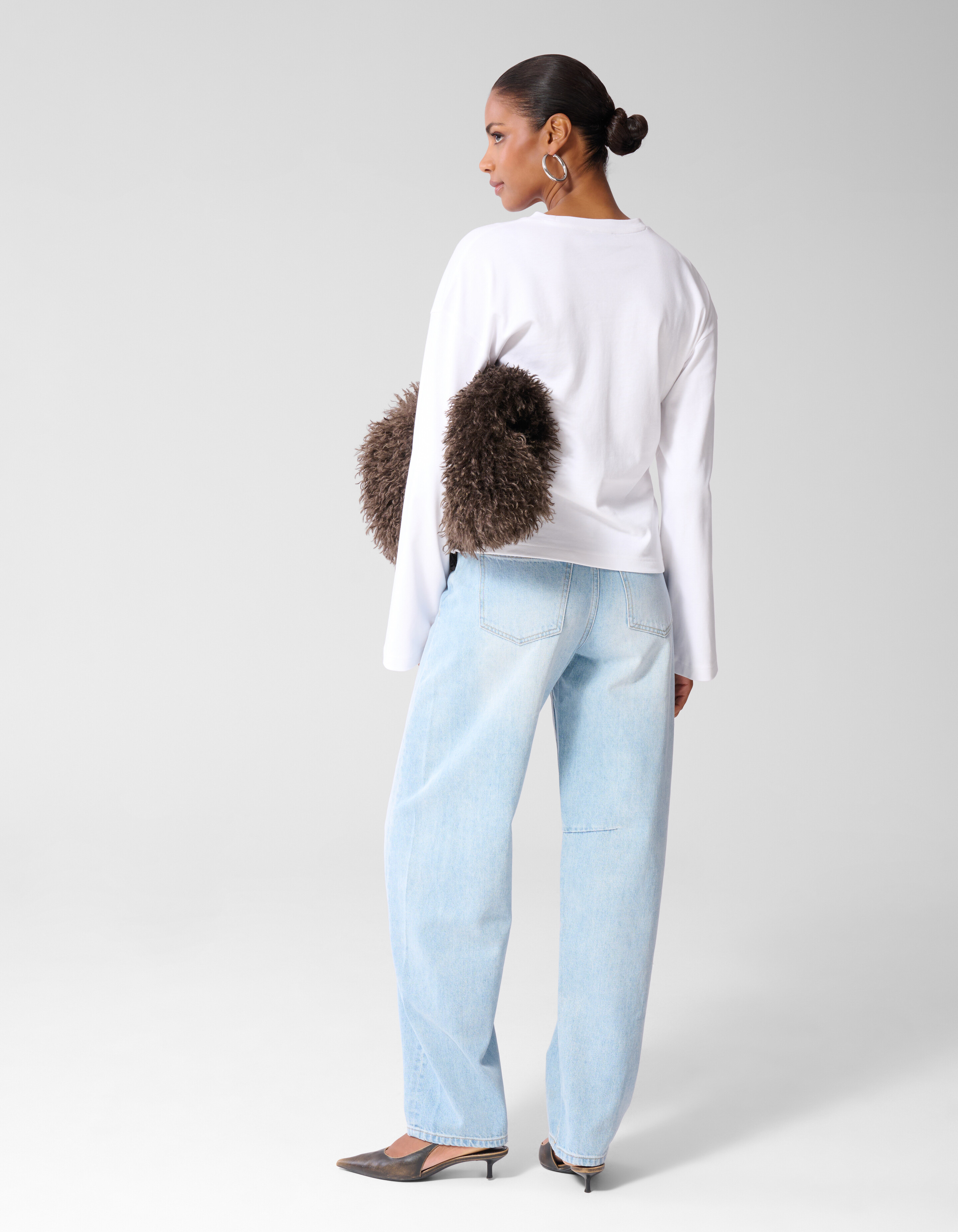 Sculpted Barrel Fit Jeans Lichtblauw SHOEBY WOMEN