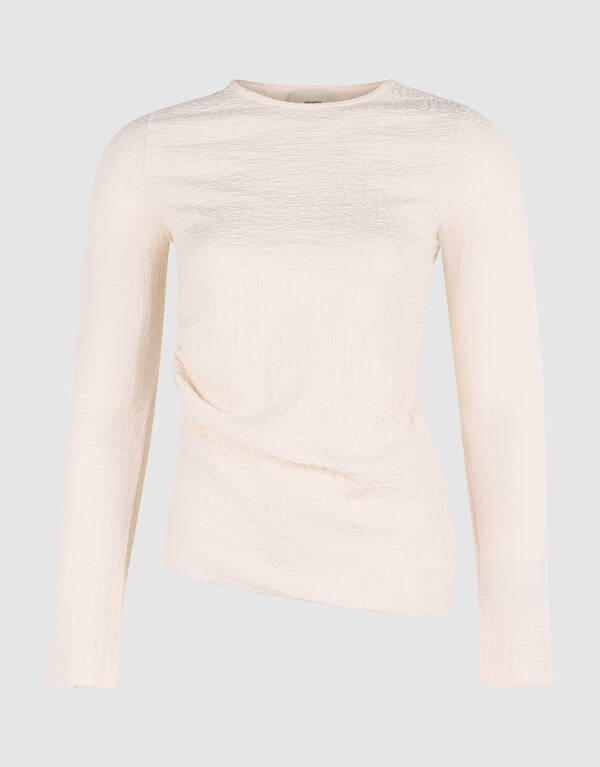 Asymmetrische Top Ecru SHOEBY WOMEN