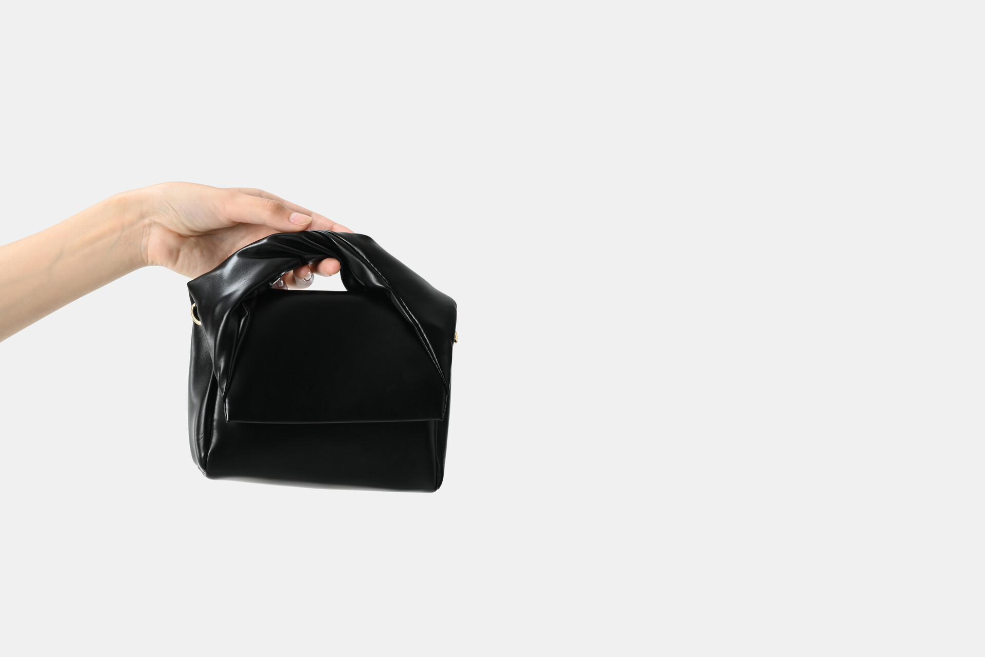 Small Twisted Tas Zwart SHOEBY ACCESSOIRES