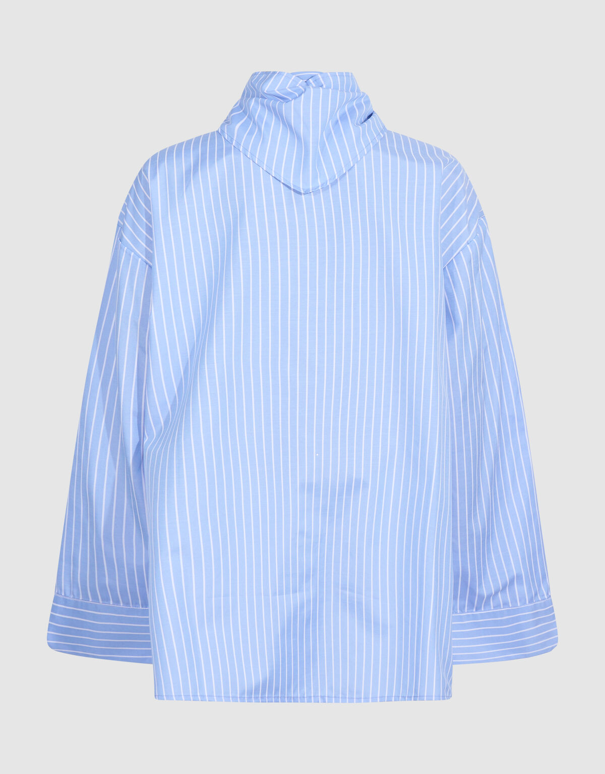 Relaxed Gestreepte Scarf Blouse Blauw SHOEBY GIRLS