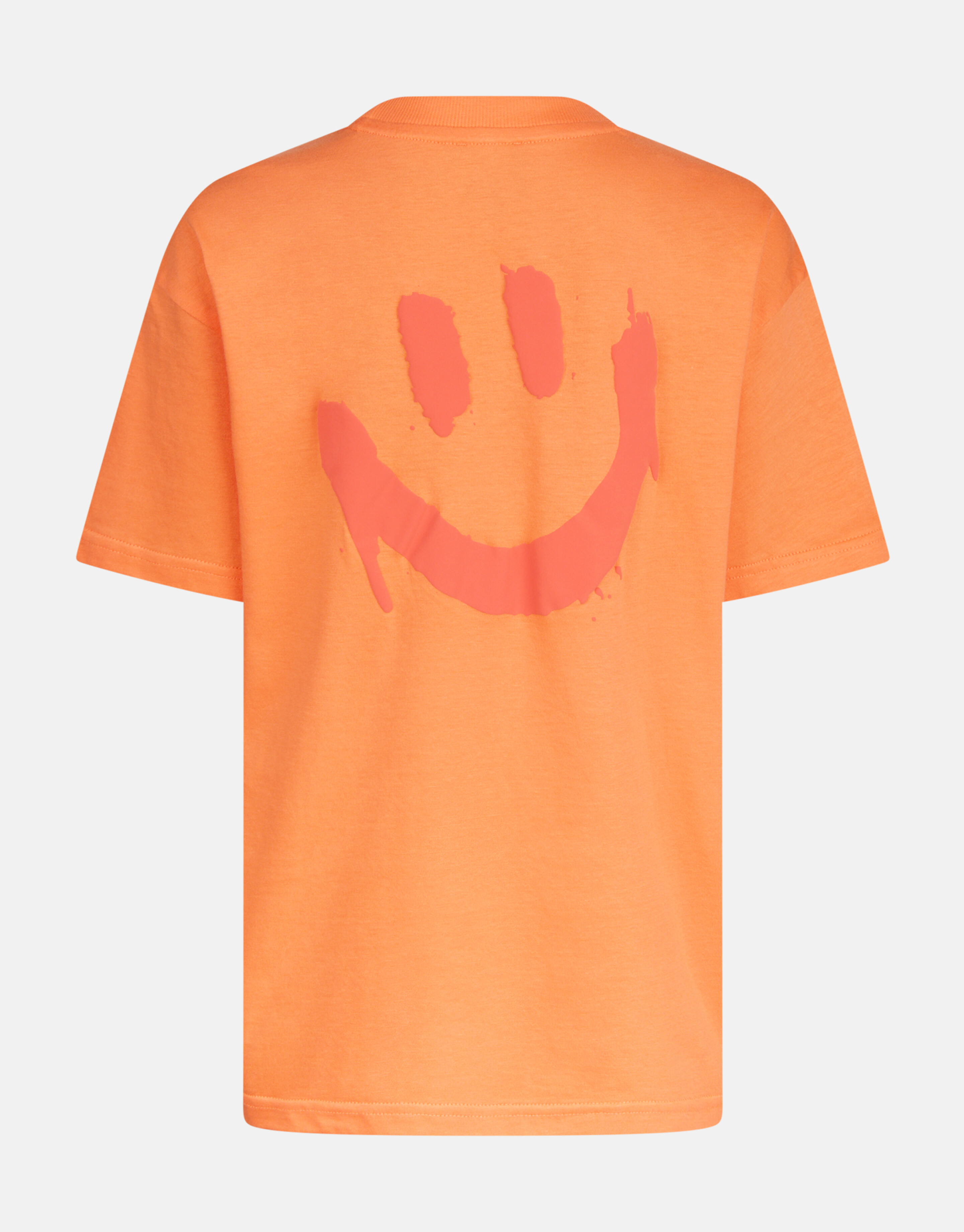Smiley Artwork T-shirt Oranje SHOEBY BOYS