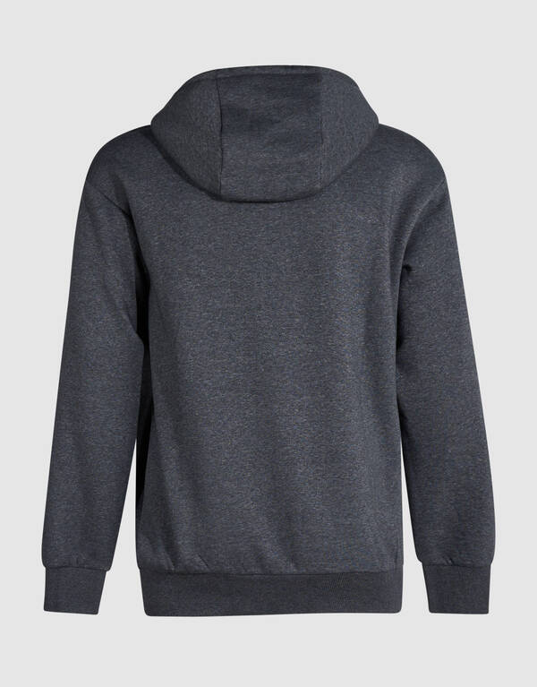 Embroidery Hoodie Donkergrijs SHOEBY MEN