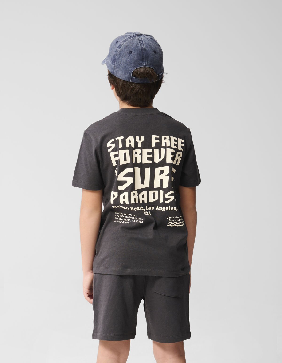 Beach Short Donkergrijs SHOEBY BOYS