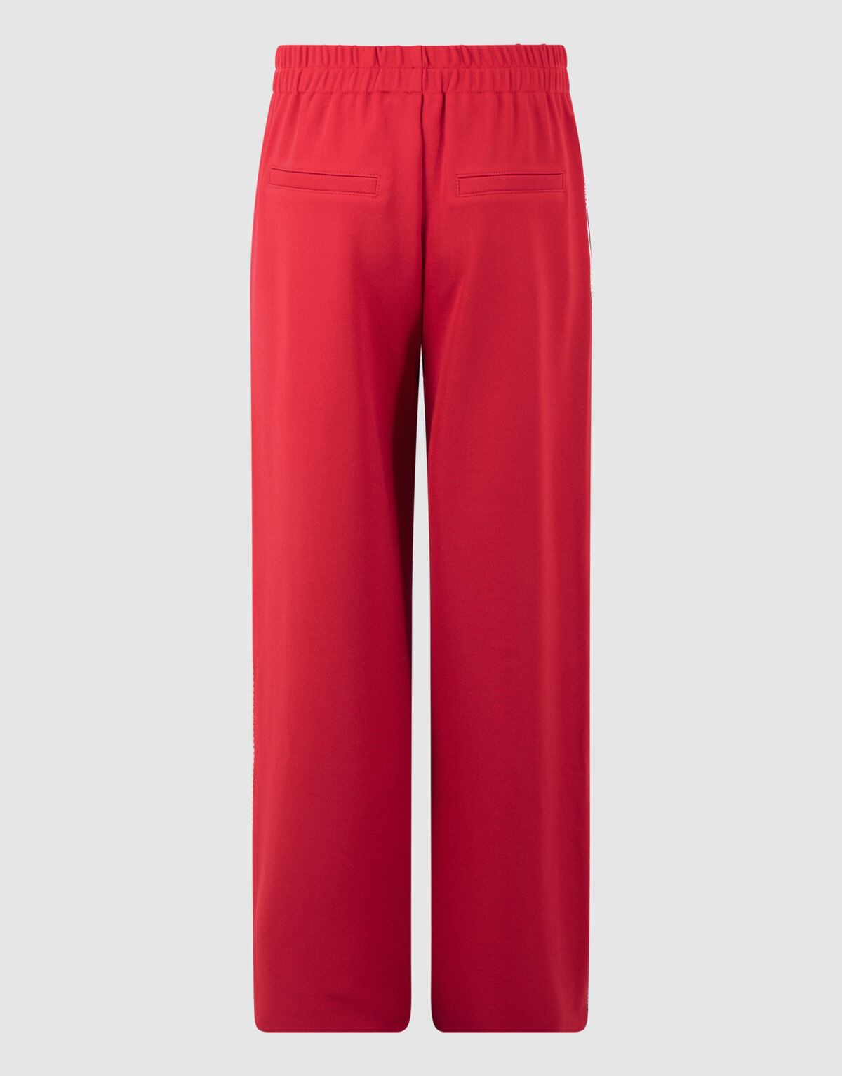 Tape Wide Leg Fit Broek Rood SHOEBY GIRLS