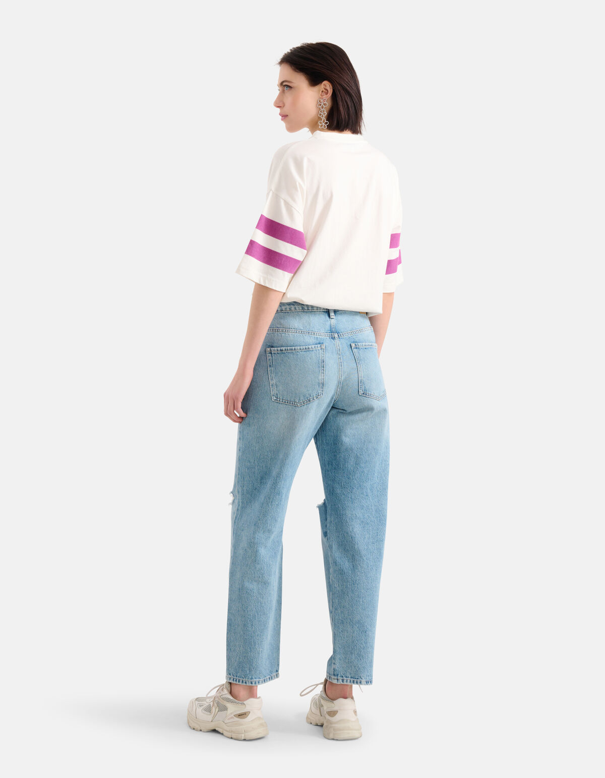 Artwork T-shirt Wit SHOEBY WOMEN