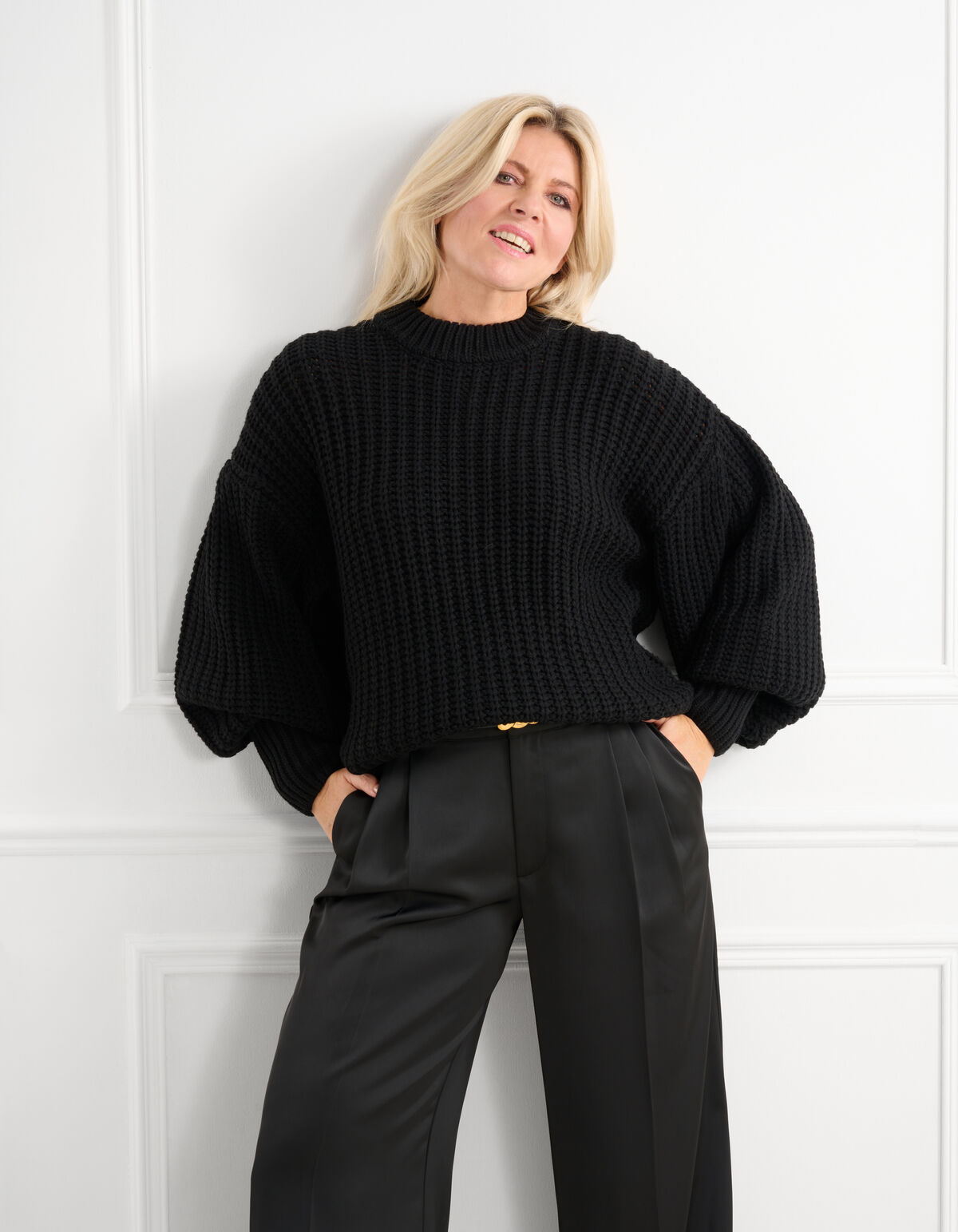 Gebreide Trui Zwart SHOEBY WOMEN