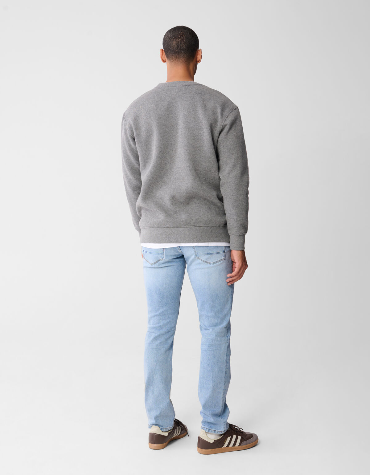 Straight Fit Light Jeans Bleached L32 SHOEBY MEN