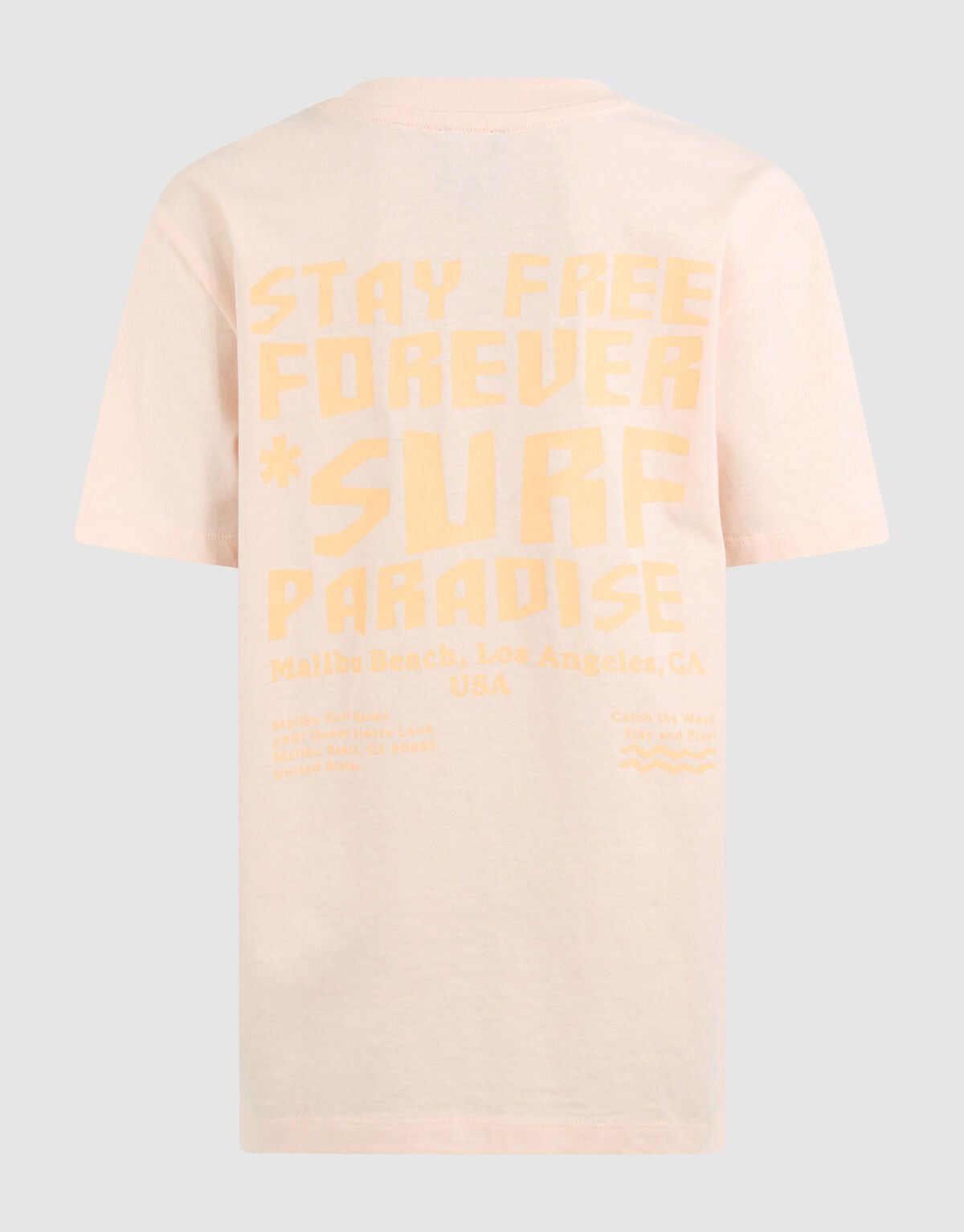 Paradise Artwork T-shirt Lichtoranje SHOEBY BOYS