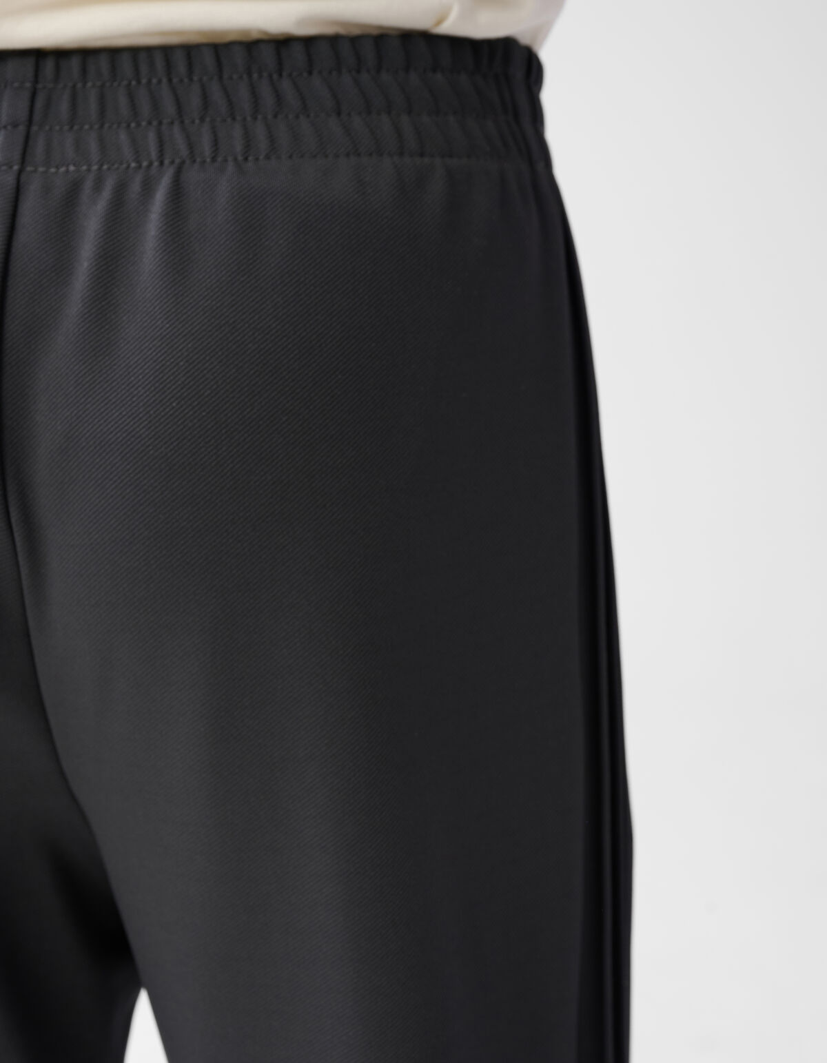 Wide Leg Fit Broek Donkergrijs SHOEBY GIRLS