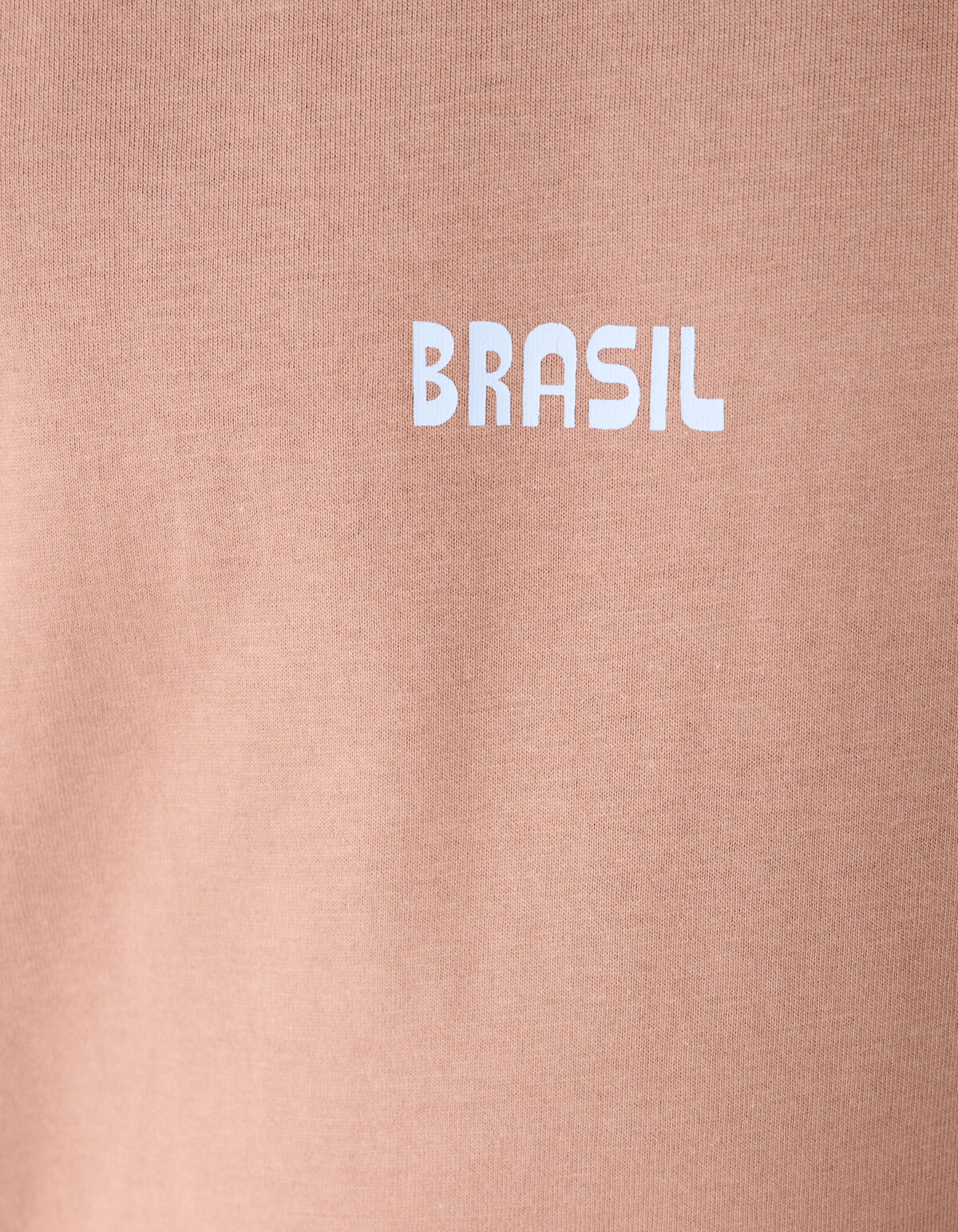 Brasil Artwork T-shirt Lichtbruin SHOEBY BOYS