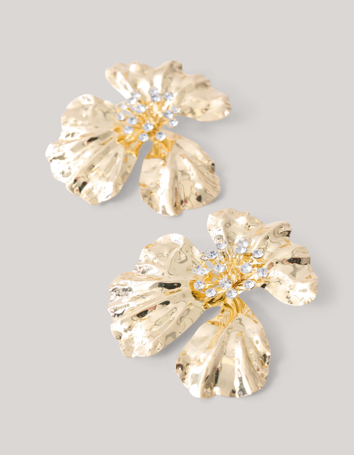 Statement Flower Oorbellen Goud SHOEBY ACCESSOIRES