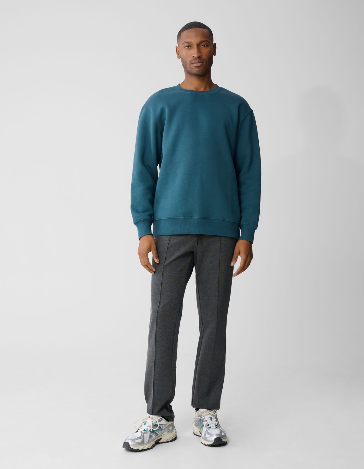 Tricot Broek Grijs SHOEBY MEN