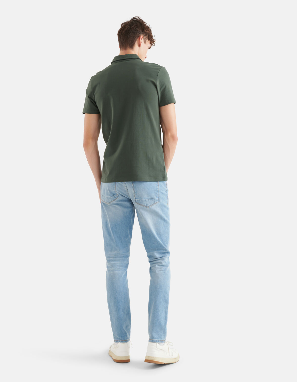 Jersey Polo Donkergroen SHOEBY MEN