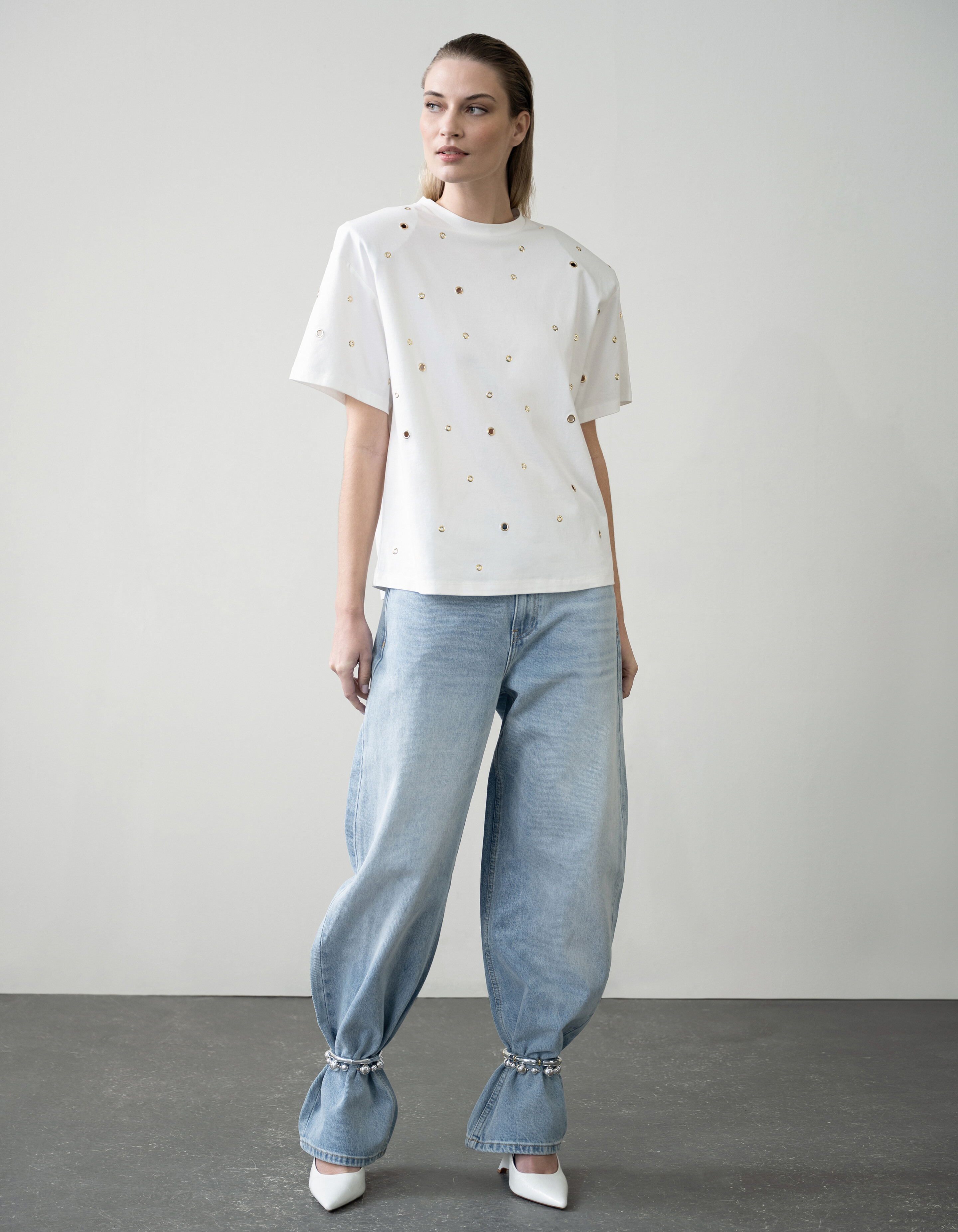 Baggy Fit Jeans Lichtblauw SHOEBY WOMEN