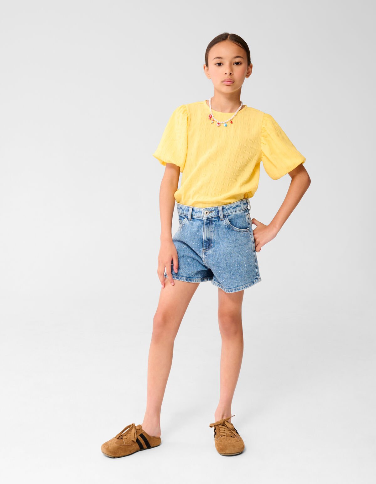 Strass Short Bleached SHOEBY GIRLS