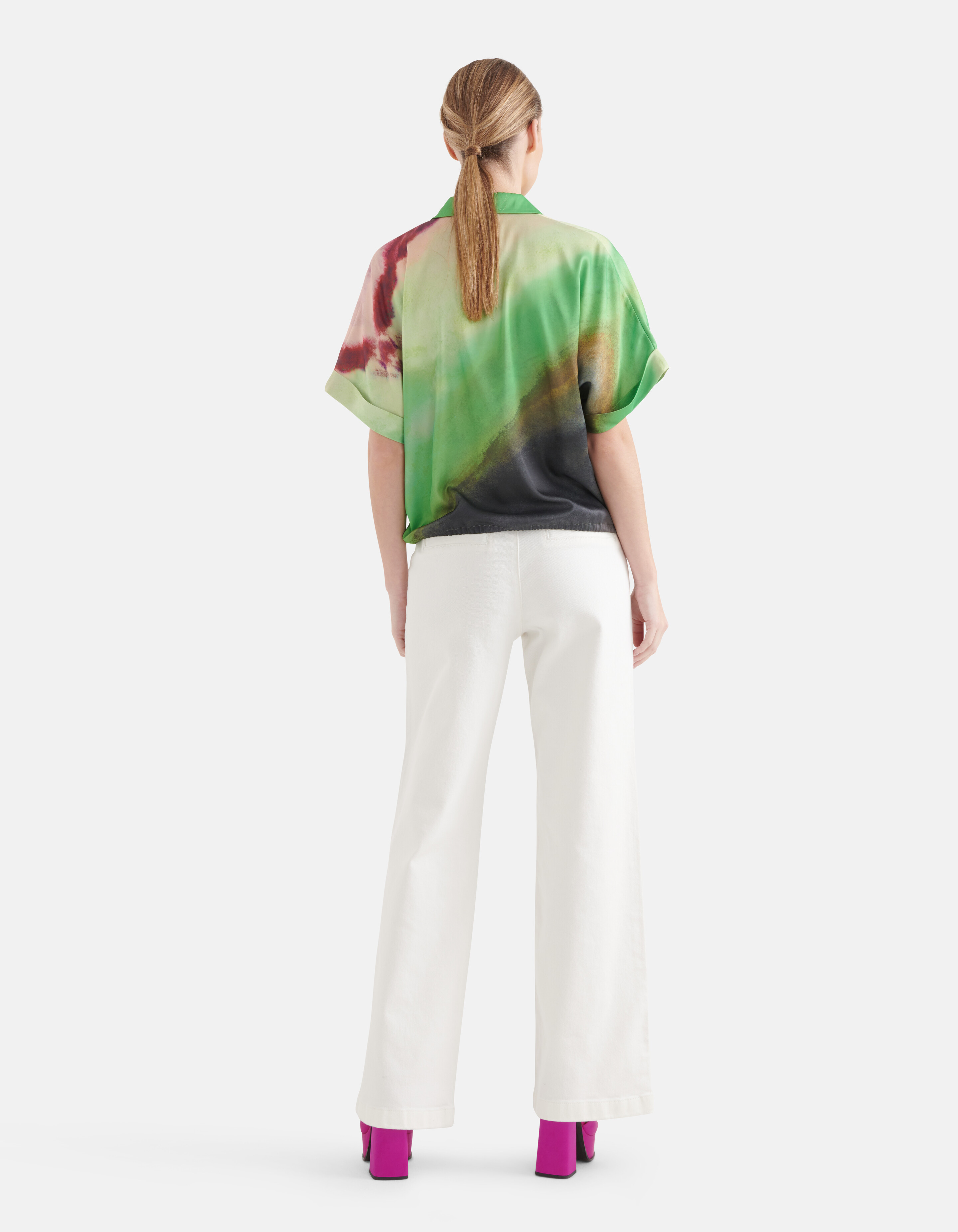 Printed Blouse Groen By Mieke SHOEBY WOMEN