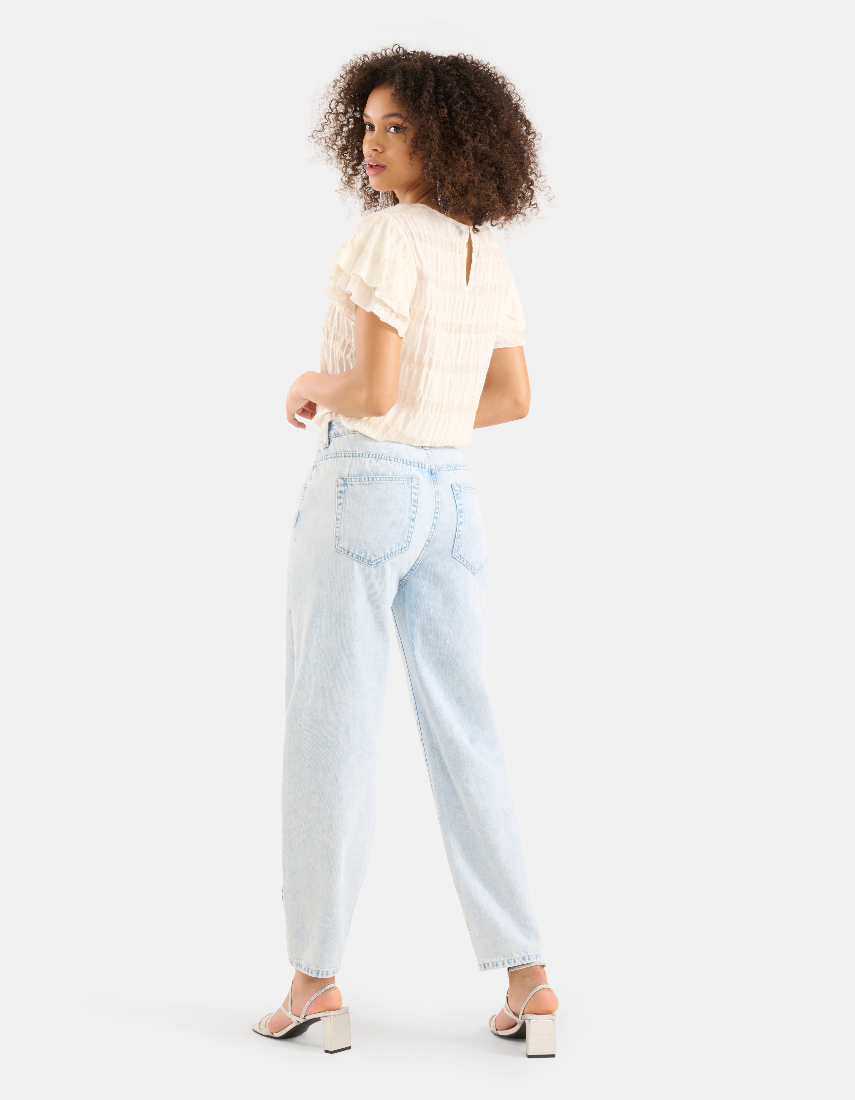 Sand Ruffle Top SHOEBY WOMEN